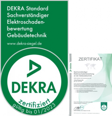 Klapproth engineering - Göttingen - Dekra Zertifikat